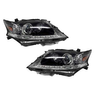 TruParts® - Driver and Passenger Side Replacement Headlight Set Lens and Housing (CAPA Certified)
