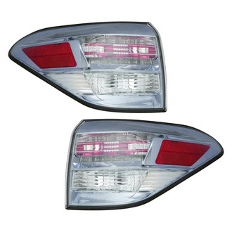 TruParts® - Driver and Passenger Side Outer Replacement Tail Lights (Standard Line)