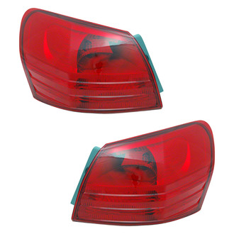 TruParts® - Driver and Passenger Side Outer Replacement Tail Lights (CAPA Certified)