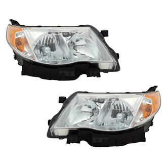 TruParts® - Driver and Passenger Side Replacement Headlight Set (CAPA Certified)