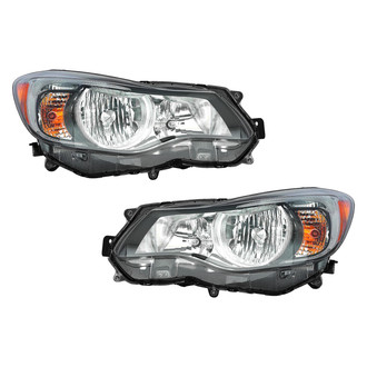 TruParts® - Driver and Passenger Side Replacement Headlight Set (CAPA Certified)