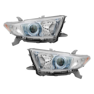 TruParts® - Driver and Passenger Side Replacement Headlight Set Lens and Housing (Standard Line)