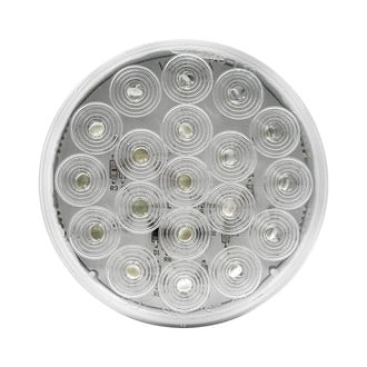 TRUX® - 4" Round Chrome LED Backup Light