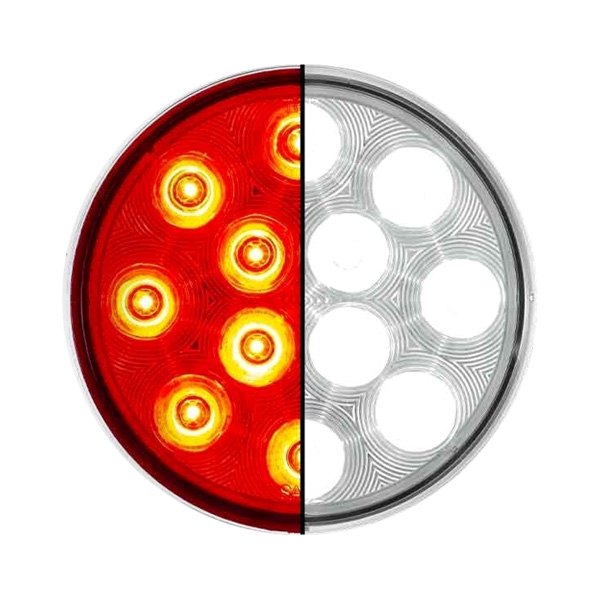 TRUX® - 4" Chrome Round LED Tail Light
