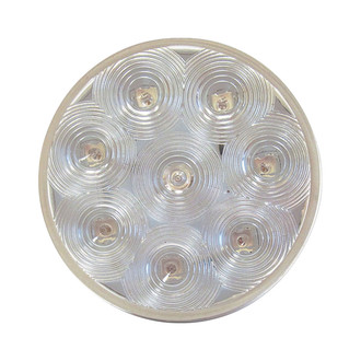 TRUX® - Economy 4" Round Chrome LED Tail Light