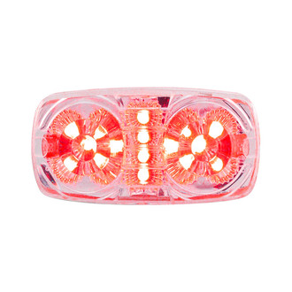 TRUX® - Double Bullseye 4"x2" Rectangular LED Side Marker Light