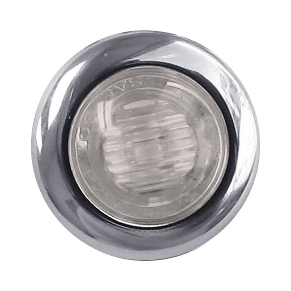 TRUX® - Dual Revolution Mini 1" Round Chrome LED Side Marker Light