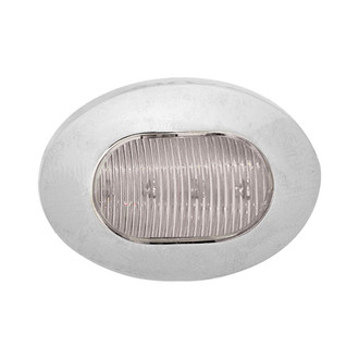 TRUX® - Dual Revolution Mini 1.2"x1.1" Oval Chrome LED Side Marker Light