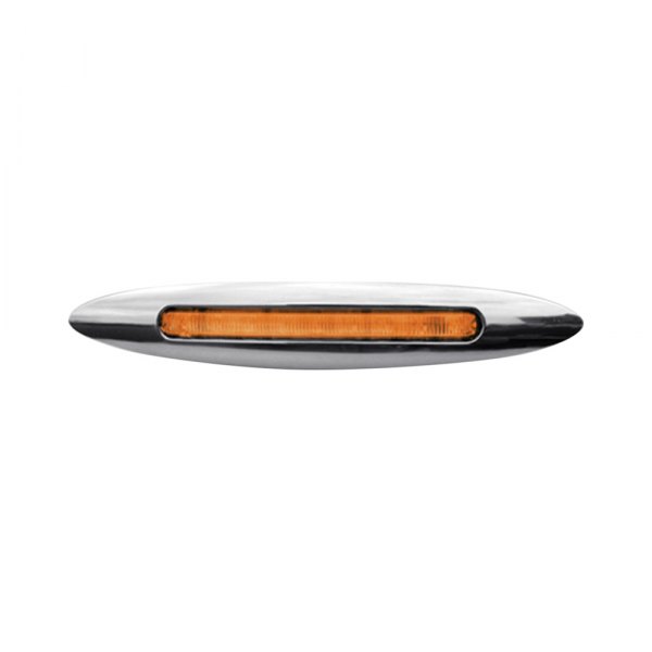 TRUX® - Slim Flatline 4.5"x1" Oval Amber LED Side Marker Light