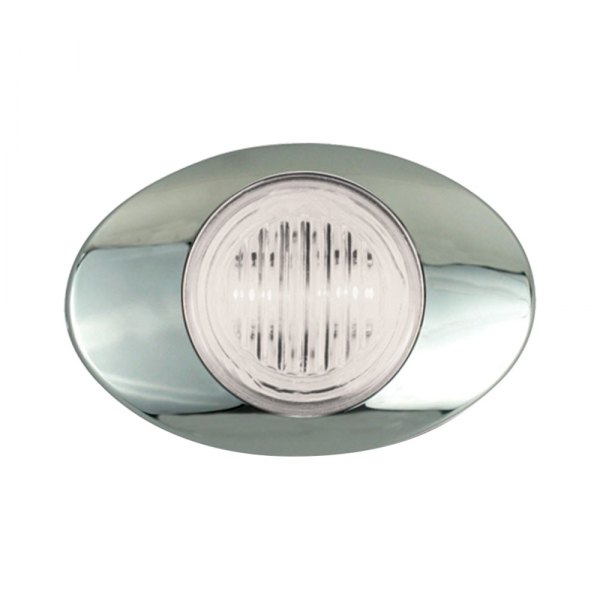 TRUX® - Generation 2 3"x2" Oval Chrome LED Side Marker Light