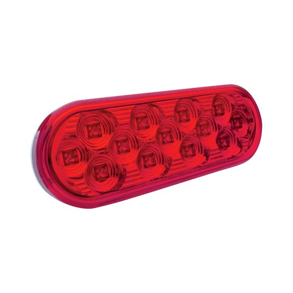 TRUX® - 6.5"x2" Oval Red LED Turn Signal Light