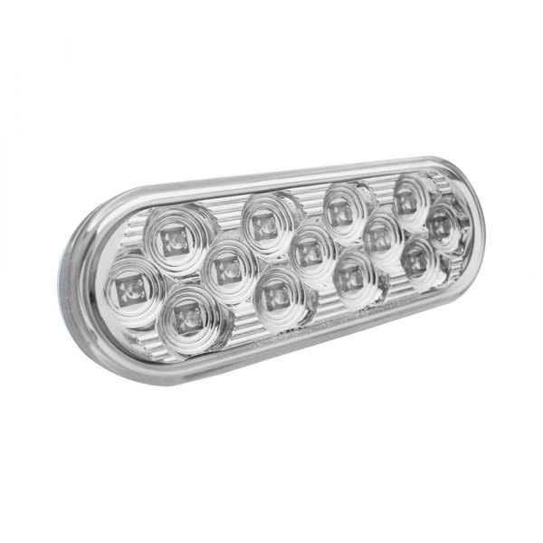TRUX® - 6.5"x2" Chrome Oval LED Backup Light