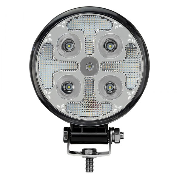 TRUX® - Multi-Functional 4.5" Round Spot Beam White/Amber LED Light, with Strobe