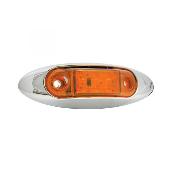 TRUX® - Infinity Small 4"x1" Oval Amber LED Side Marker Light