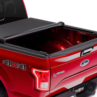 Pro X15 Soft Roll Up Tonneau Cover, Mid Open