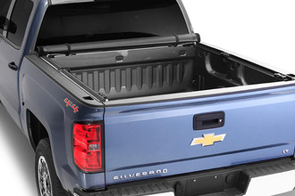 Deuce Hinged Roll-Up Tonneau Cover, Opened