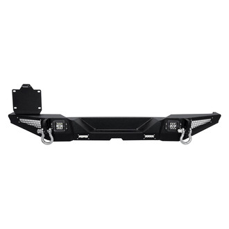Tuff-Bar® - Mid Width Black Powder Coated Rear HD Bumper