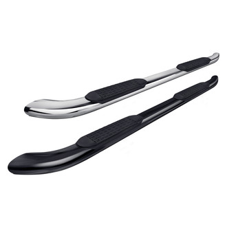 Tuff-Bar® - 4" Cab Length Oval Tube Step Bars with 30 Degree Bend