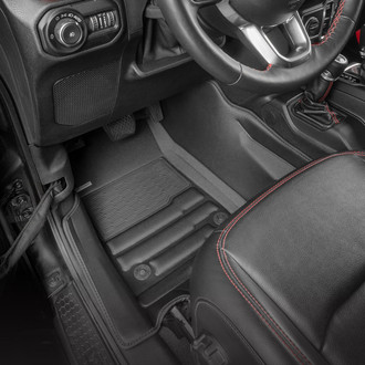 TuxMat® - 1st & 2nd Row Black Floor Liner Set
