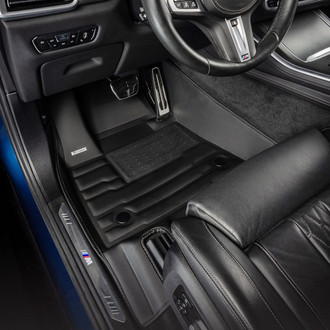 TuxMat® - 1st & 2nd Row Black Floor Liner Set