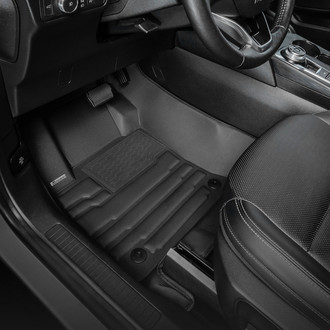 TuxMat® - 1st & 2nd Row Black Floor Liner Set
