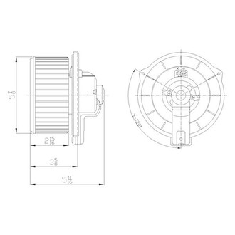 TYC® - HVAC Blower Motor Assembly
