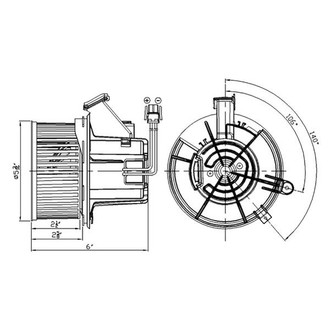 TYC® - HVAC Blower Motor Assembly