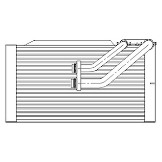TYC® - A/C Evaporator Core