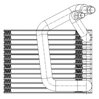 TYC® - A/C Evaporator Core