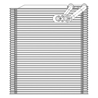 TYC® - A/C Evaporator Core