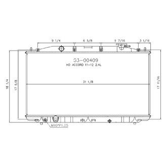 TYC® - Engine Coolant Radiator