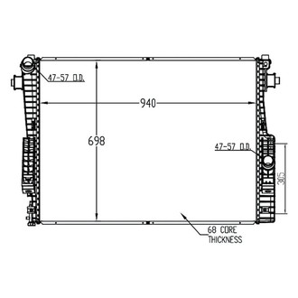 TYC® - Engine Coolant Radiator