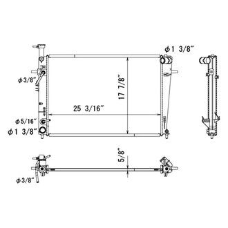 TYC® - Engine Coolant Radiator