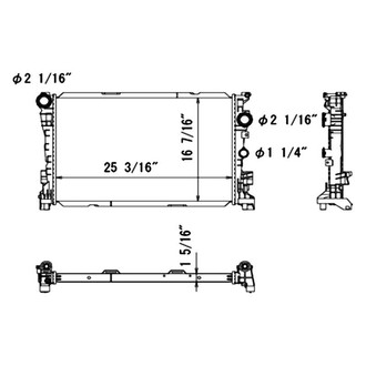 TYC® - Engine Coolant Radiator