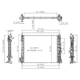 TYC® - Engine Coolant Radiator