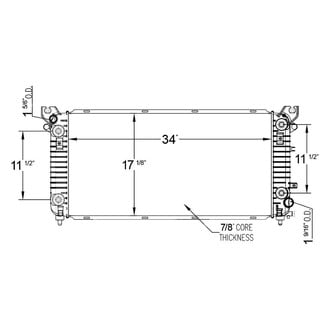 TYC® - Engine Coolant Radiator