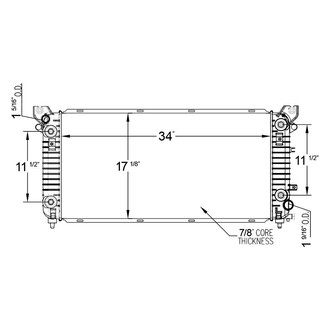 TYC® - Engine Coolant Radiator