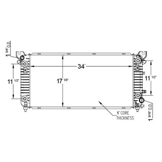 TYC® - Engine Coolant Radiator