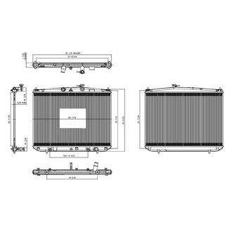 TYC® - Engine Coolant Radiator