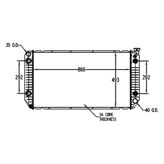 TYC® - Engine Coolant Radiator