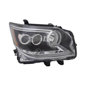 TYC® 20-17587-01-9 - Passenger Side Replacement Headlight Lens and Housing (CAPA Certified)