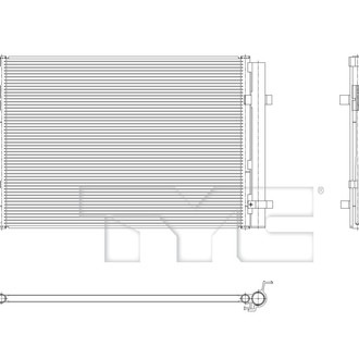 TYC® - A/C Condenser