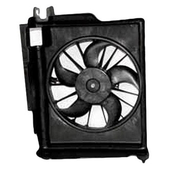 TYC® - Right A/C Condenser Fan Assembly