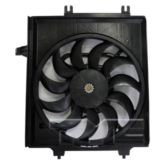 TYC® - Right A/C Condenser Fan Assembly