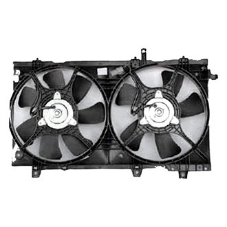 TYC® - Dual Radiator and Condenser Fan Assembly