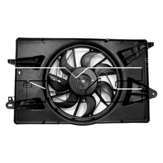 TYC® - Dual Radiator and Condenser Fan Assembly