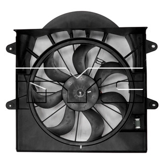 TYC® - Dual Radiator and Condenser Fan Assembly