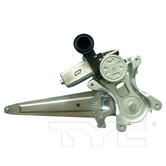 TYC® - Rear Passenger Side Power Window Regulator and Motor Assembly