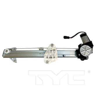 TYC® - Rear Passenger Side Power Window Regulator and Motor Assembly