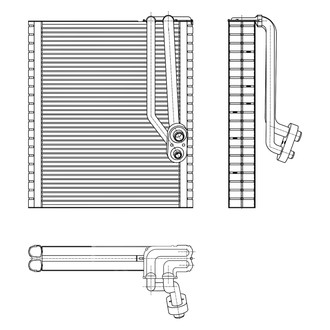 TYC® - A/C Evaporator Core